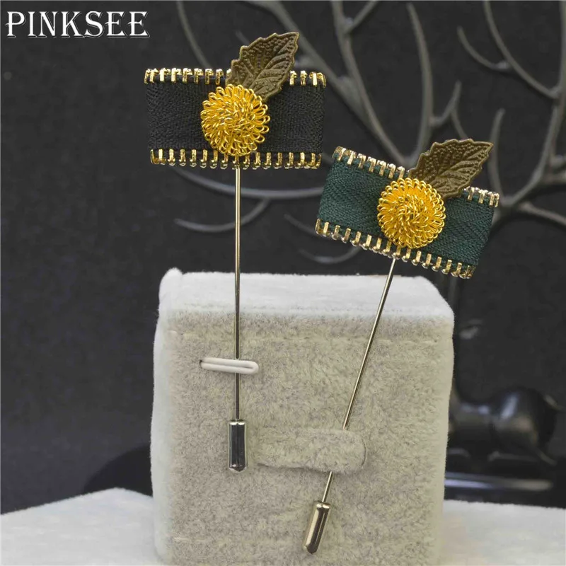 PINKSEE брошь на молнии с цветком Модные мужские броши ювелирные изделия оптом
