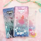 Чехол для Samsung Galaxy Note 9 Note 10 Pro Note10 Plus 5G, мягкий силиконовый чехол с изображением русалки, милый чехол