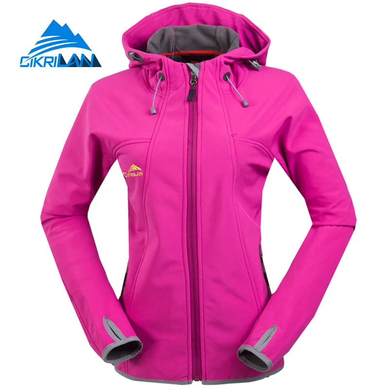 2017 пеший Туризм Кемпинг Chaqueta Mujer открытый бренд Cikrilan Windstopper Спорт флисовая куртка