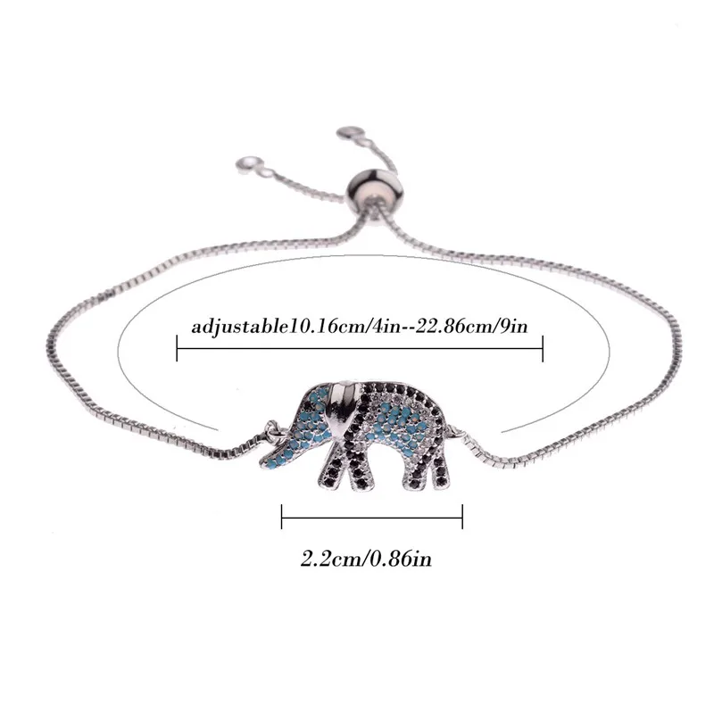 2017 Новый микро проложить Циркон горный хрусталь животное браслет для женщин