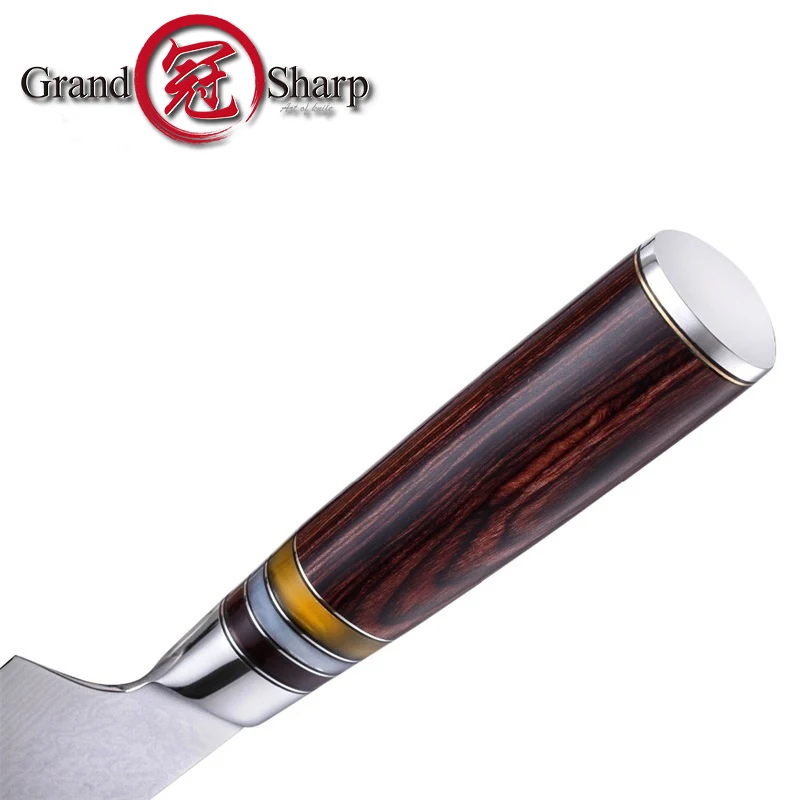 Grandsharp 5 шт. Кухня Ножи набор профессиональных шеф-повара ножи 67-Слои VG10 японской дамасской Сталь Кухня Ножи семейный подарок