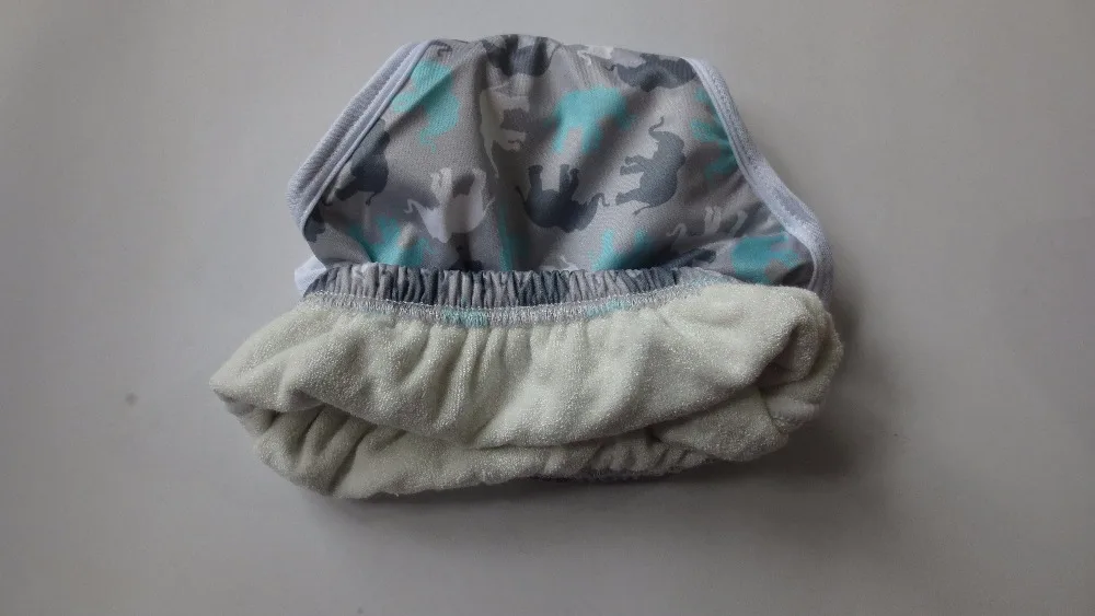 Многоразовые детские подгузники унисекс тренировочные штаны с принтом животных