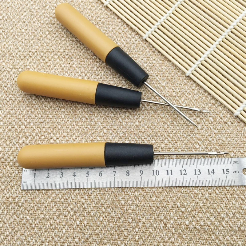 2 шт. Awl обувь и сумки крюк с отверстиями DIY Ручная работа кожаная пластиковая