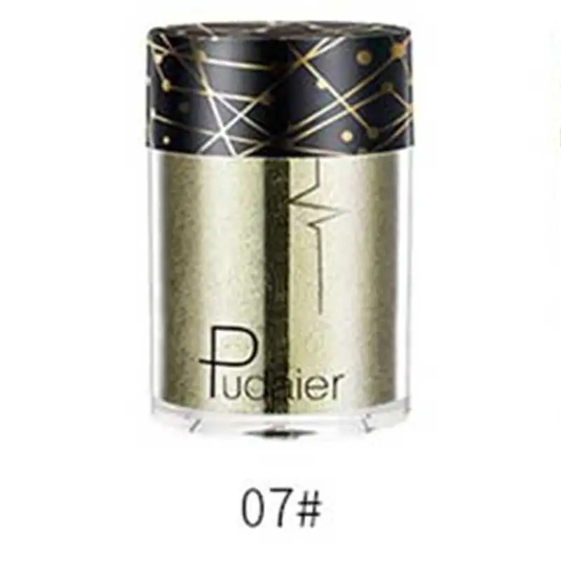Pudaier Professional Glitter Shimmer Powder Pigment Eyeshadow Highlighter Beauty Makeup Shiny Body Glow Festival Party Cosmetic - Цвет: 7