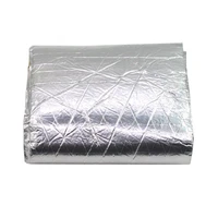 100x 250cm heat killer noise deadener muffler mat foil shield deadener insulation mat aluminum cotton car styling