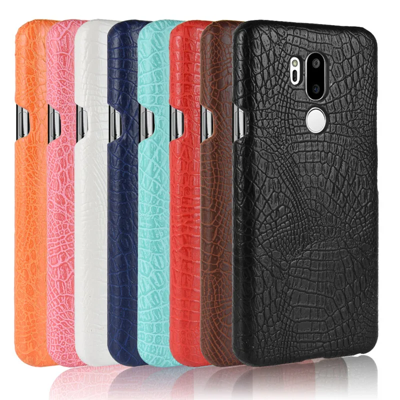 Чехол накладка из крокодиловой змеиной кожи для LG G6 G7 G5 G4 Beat G3 V10 V20 V30 Q6 Q8 X max Power 2