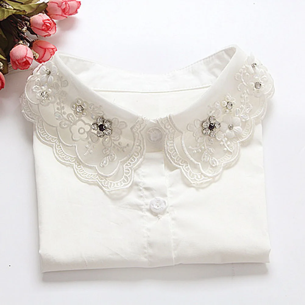 Женские съемные накладные рубашки наполовину стильные блузки с фальшивым