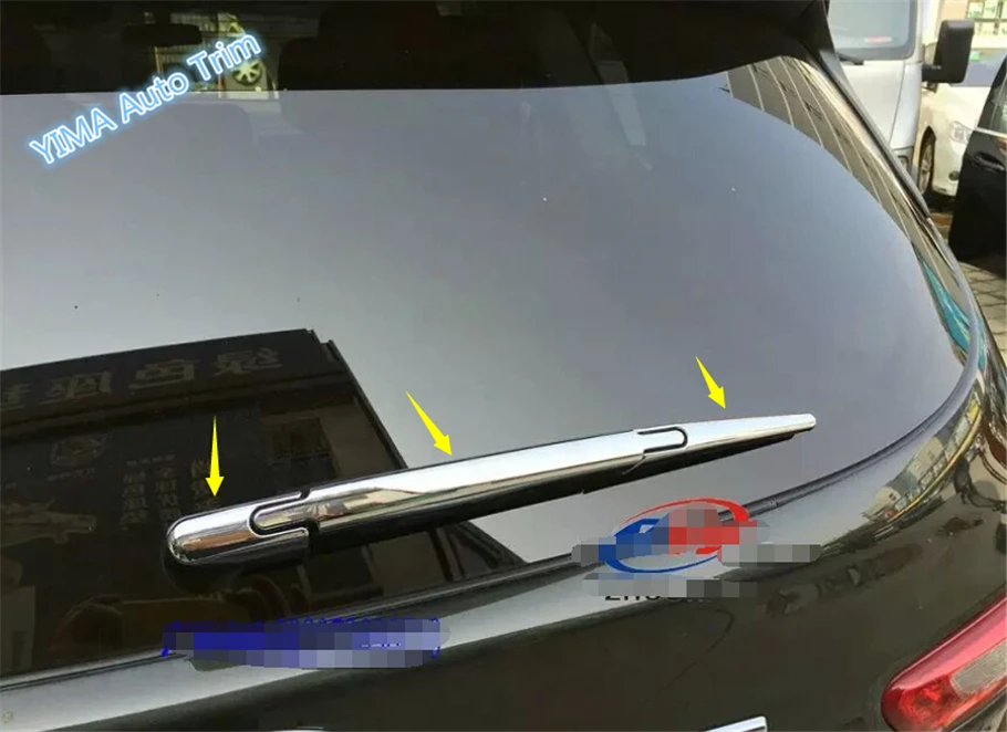 Lapetus Bright для Nissan Qashqai J11 2017 2020 ABS Авто Стайлинг заднего стеклоочиститель рамка