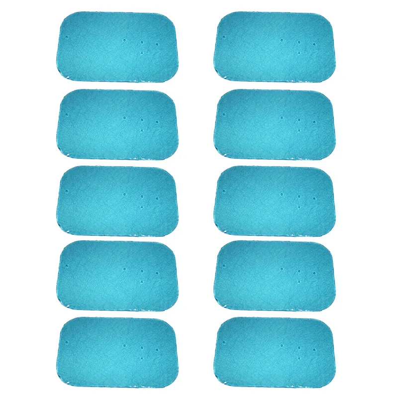 10 Pcs Gel pads USB Перезаряжаемый EMS стимулятор мышц, тренажер для мышц живота, Электрический массажер для коррекции фигуры, пластырь для похудения, Вибратор - Цвет: 10 Pcs Gel pads