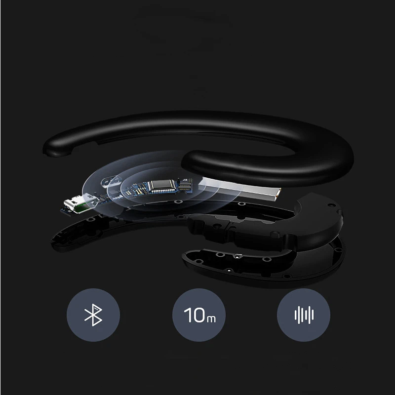 Беспроводные наушники Bluetooth ушные крючки безболезненная гарнитура для iPhone Xiaomi