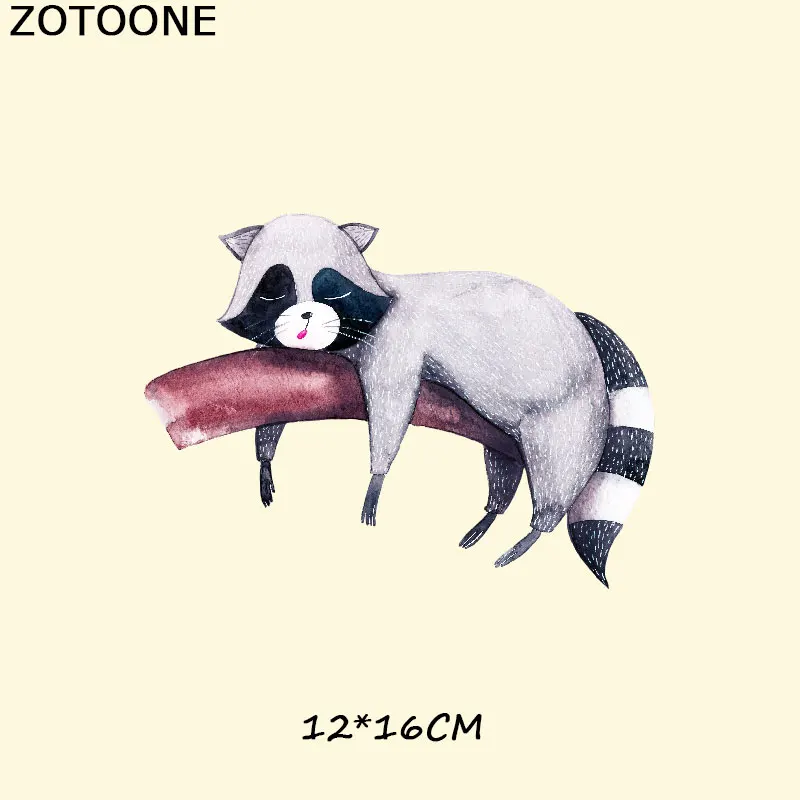 ZOTOONE/Мультяшные нашивки в виде животных, железные наклейки, аксессуары для самостоятельного изготовления, украшение, принт на футболке, джинсы, детский Рождественский подарок C