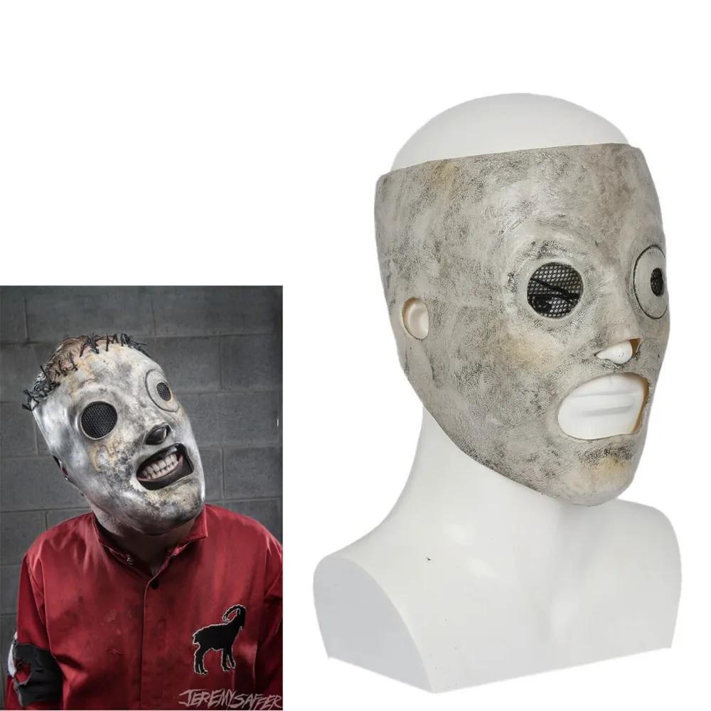 Slipknot Corey Taylor маскарадные костюмы, латексные маски на Хэллоуин для взрослых - Цвет: B