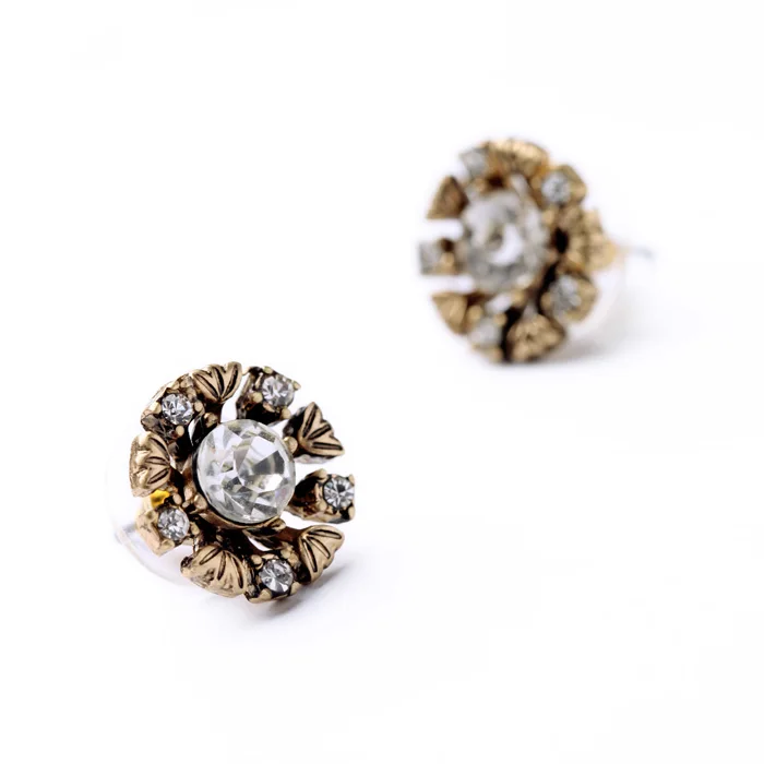 2017 новейшие массивные Модные Винтажные серьги гвоздики в виде цветов из