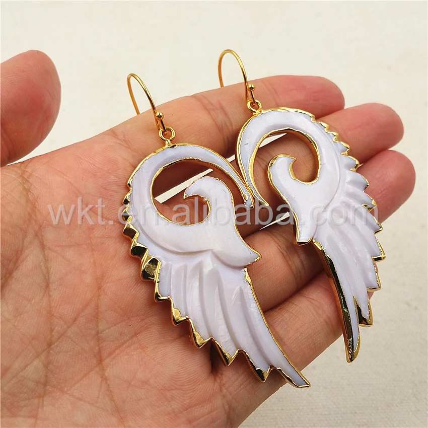 Серьги в форме перьев 30 х60 мм | Украшения и аксессуары