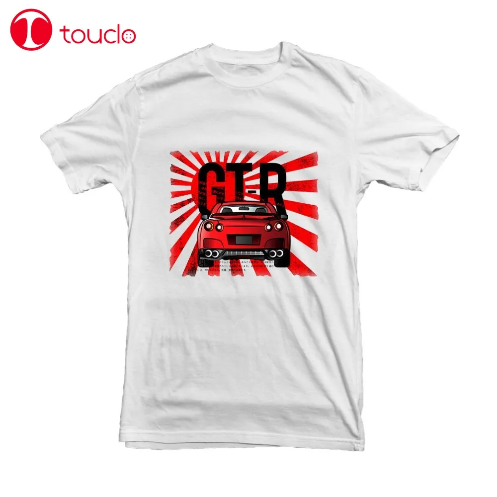 Мужская футболка 2019 новейшая японская Классическая Автомобильная Gtr с красными