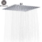 Глобальная бесплатная доставка 10 дюймов дождь 25 см квадратная душевая головка ультратонкий стиль ванная комната душевая головка хромированная отделка