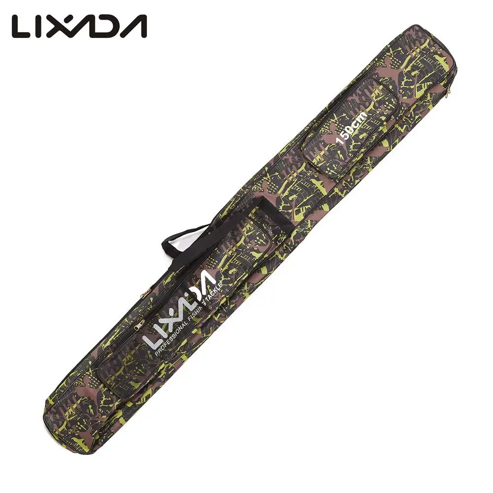 Сумка для удочки LIXADA 120 см 150 многофункциональная камуфляжная двухслойная сумка