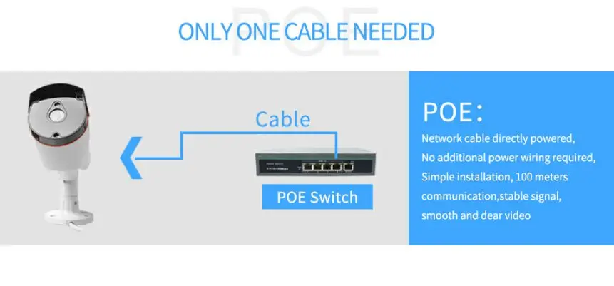 Vstarcam POE ONVIF водонепроницаемая IP66 наружная камера видеонаблюдения HD POE 1080P 2MP Пуля IP камера IR CUT ночного видения eye4 приложение
