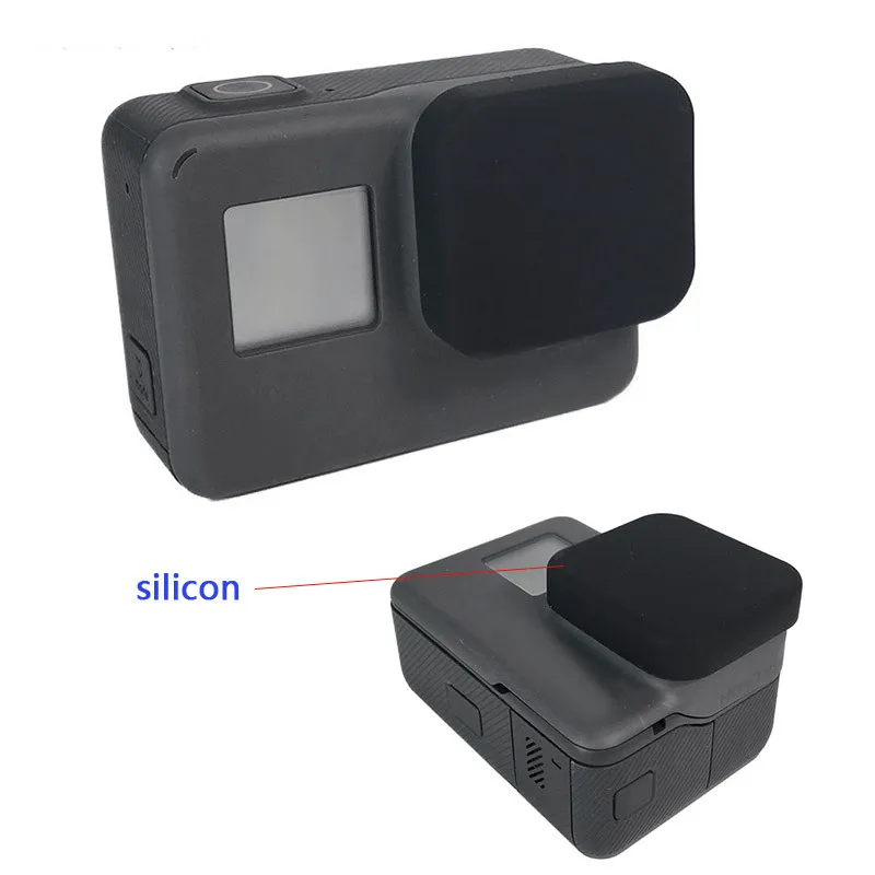 Lens cap Защитная пленка из закаленного стекла чехол для GoPro Hero 7 Black 6 5 Крышка объектива ЖК-экран Защитная крышка Экшн-камера набор аксессуаров - Цвет: Lens cap