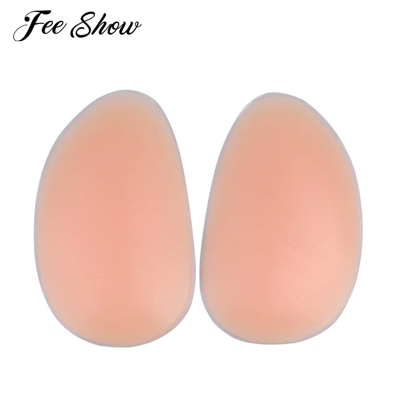 1 пара в форме капель тонкие/толстые силиконовые накладки на ягодицы усилители