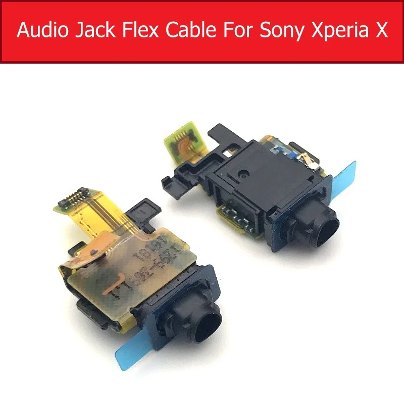 Фото Гибкий кабель с аудиоразъемом для наушников Sony Xperia X/X Compact/X Performance/XA/XA1/XA1P/XA1 Ultra/XZ Premium/XZ/XZS/XZ1/XZ1 mini №2