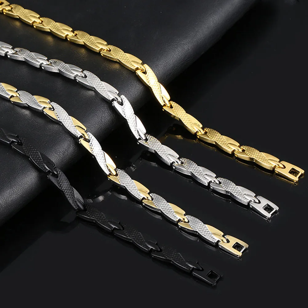 Мужской женский витой браслет здоровая Магнитная терапия артрит облегчение боли