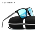 Мужские солнцезащитные очки VEITHDIA, брендовые алюминиевые ретро-очки с логотипом TR90, поляризационные очки, аксессуары для вождения, 6108