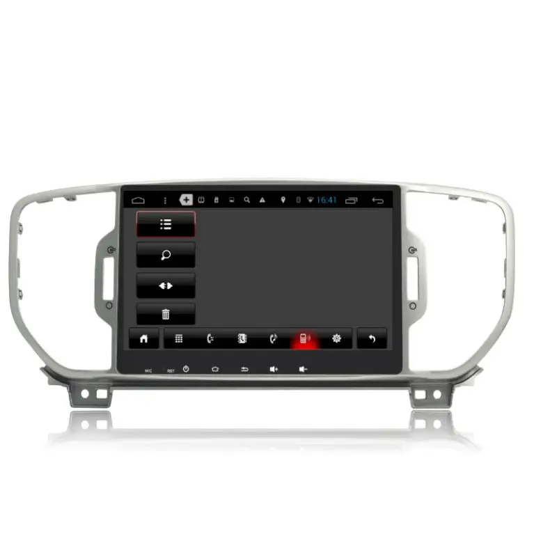 Aoluoya IPS RAM 2 Гб + 32 ГБ четырехъядерный Android 7 1 Автомобильный DVD Радио GPS плеер для KIA