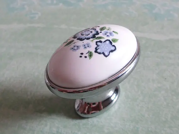 Комод ручки ящика керамические для шкафчиков кухонный шкаф овальный белый