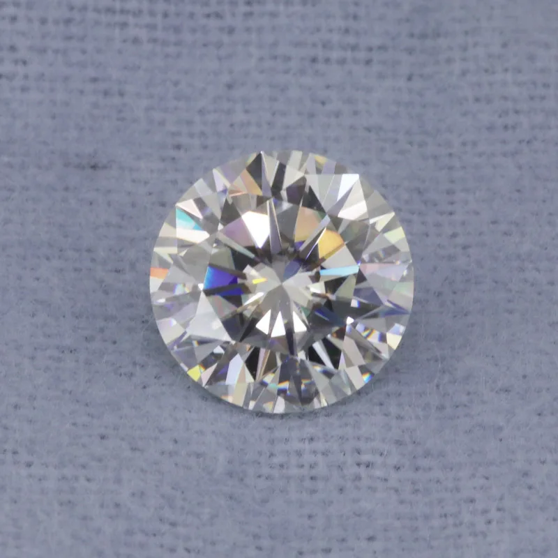 Серьги кольца с муассанитом 6 5 мм 1 шт.|Стразы и драгоценные камни россыпью| |