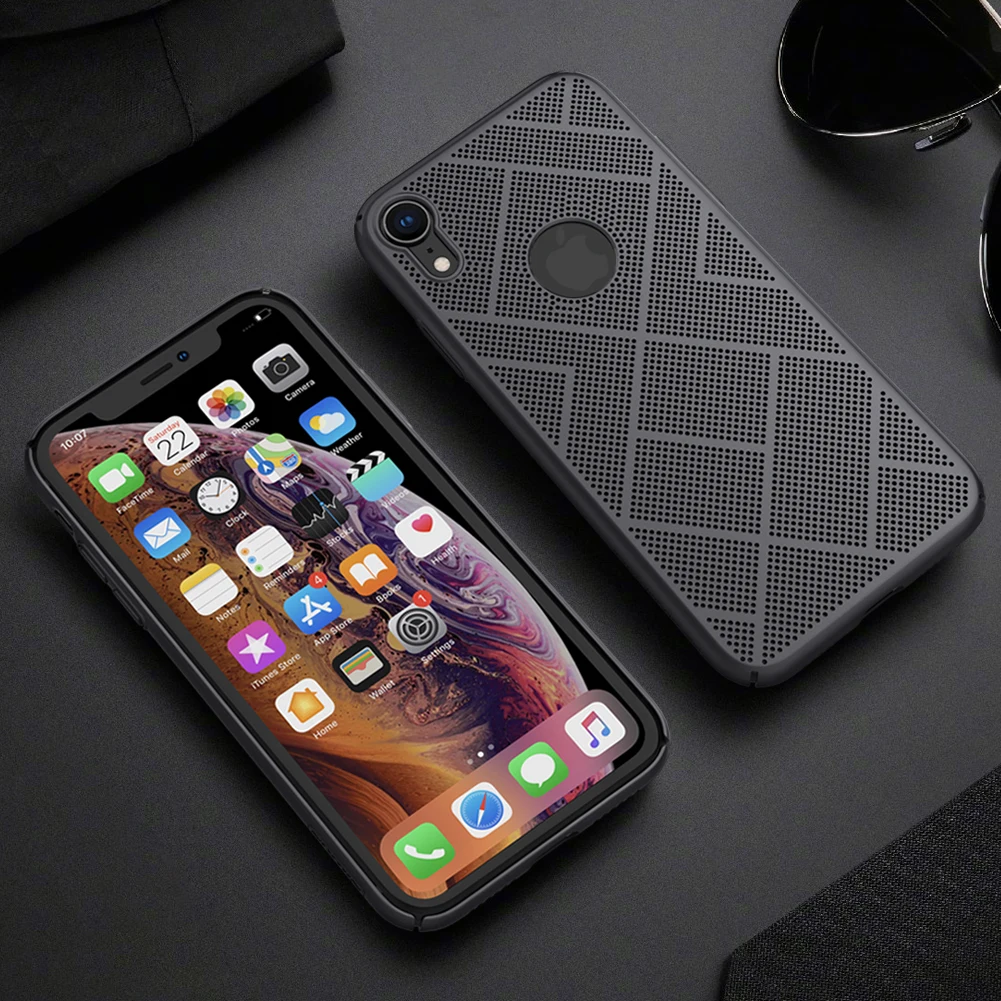 Для iPhone XR чехол Nillkin легкий теплоотвод чехол для телефона для iPhone XR тонкий воздушный Тонкий чехол 6,1''