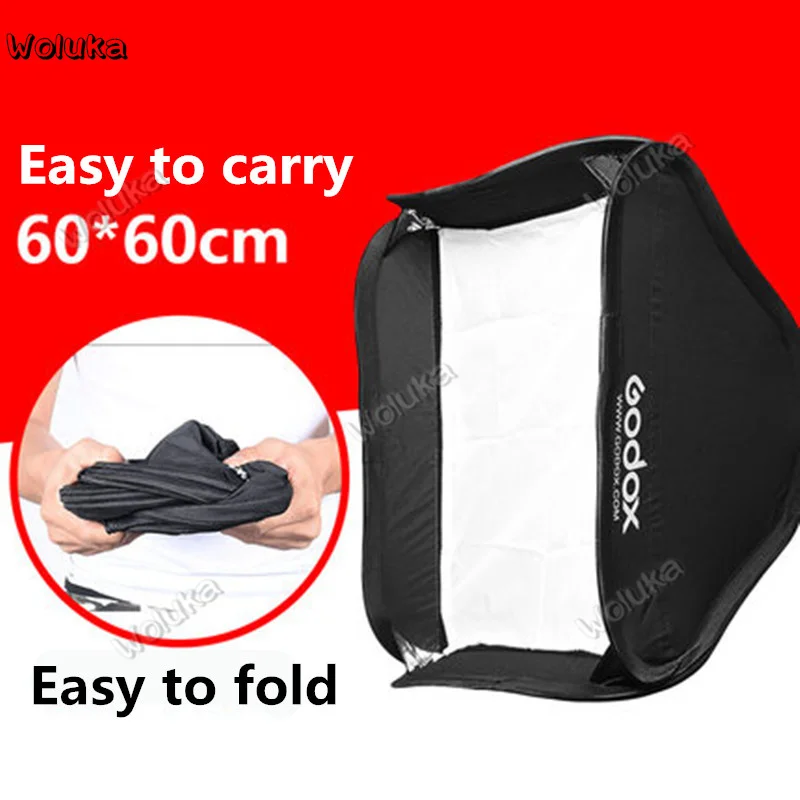 Godox 60 см Тип S одиночный софтбокс машина верхняя вспышка мягкая крышка гибкий