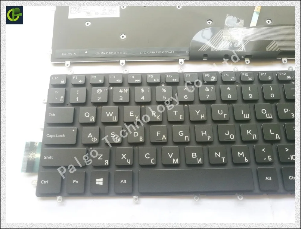 Подсветкой Русская клавиатура для ноутбука DELL 15 5567 7559 5665 15-7000 5765 5767 5565 vostro 5568 V5568 PK131Q02B06 ру черный