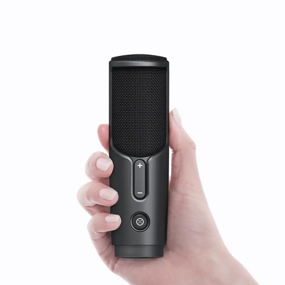 Xiaomi Mijia JUNLIN цифровой микрофон HD шумоподавление в режиме реального времени возврат уха Профессиональный HIFI широко совместимый - Цвет: black color