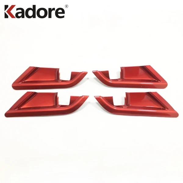 ABS Plastic Для Toyota Camry углеродное волокно, внутренняя дверная ручка, крышка чаши, защитная наклейка, аксессуары для автомобиля - Название цвета: ABS Plastic