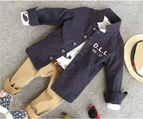 От 2 до 6 лет Новинка Высококачественный плащ для мальчиков Сезон весна осень 1