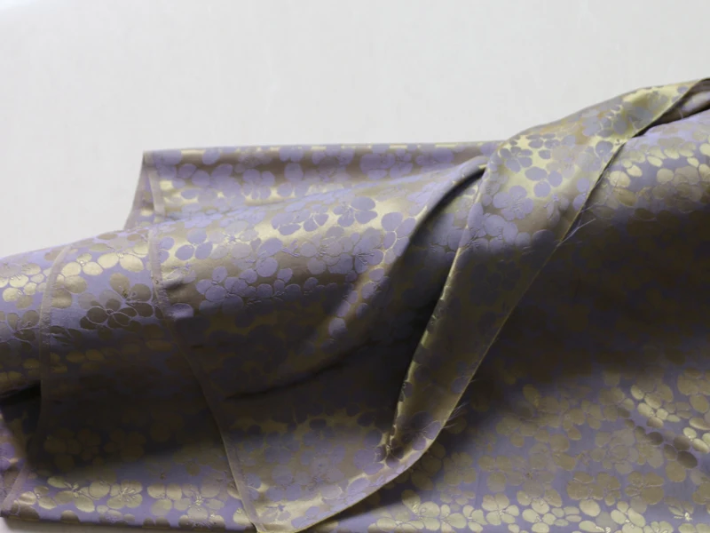 Мягкие Вечерние платья из шелка жаккарда сиреневого цвета 100 см * 114 см|fabric desk|materials