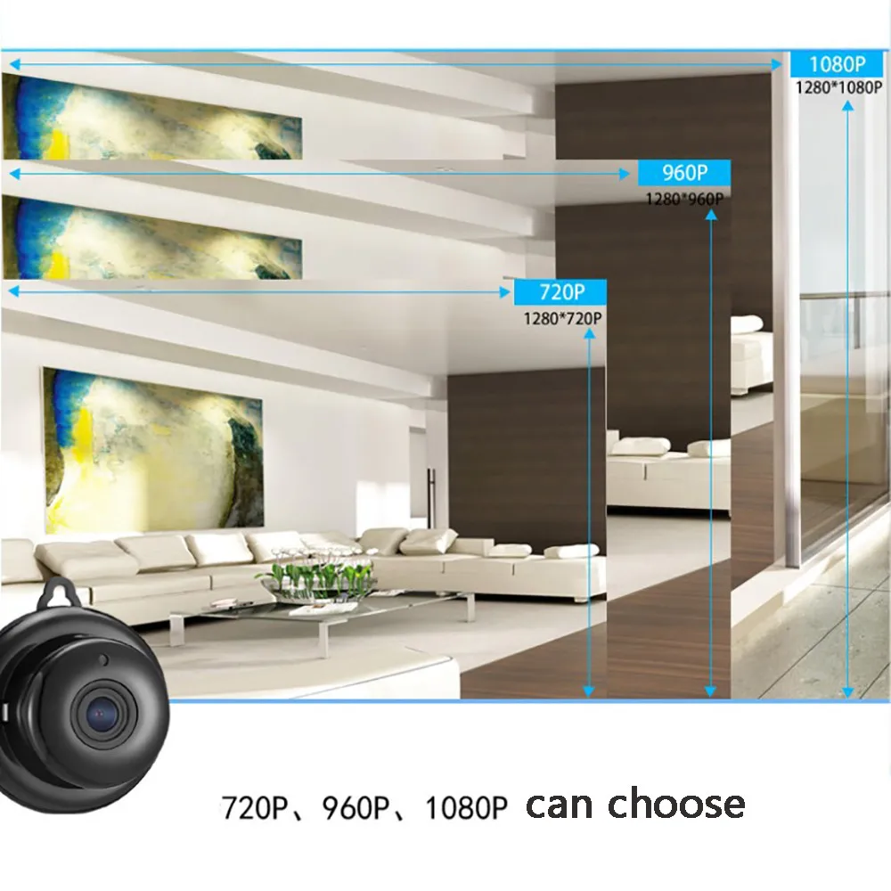 Беспроводная мини WIFI ip-камера HD 1080P умная домашняя камера безопасности ночное