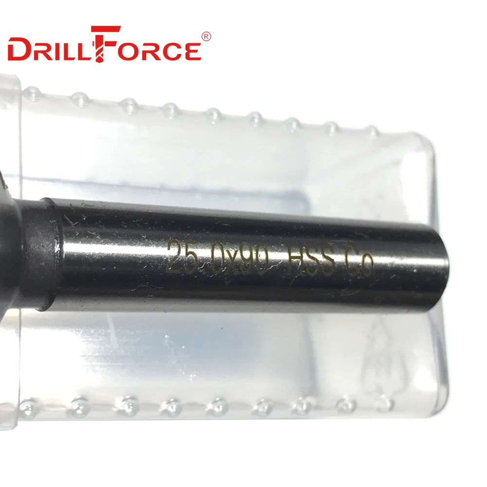 Drillforce Инструменты 10-31 мм HSSCO кобальта 3 канавки 90 градусов фаской из быстрорежущей стали сверла(10/14. 4/16. 5/20. 5/25/31 мм
