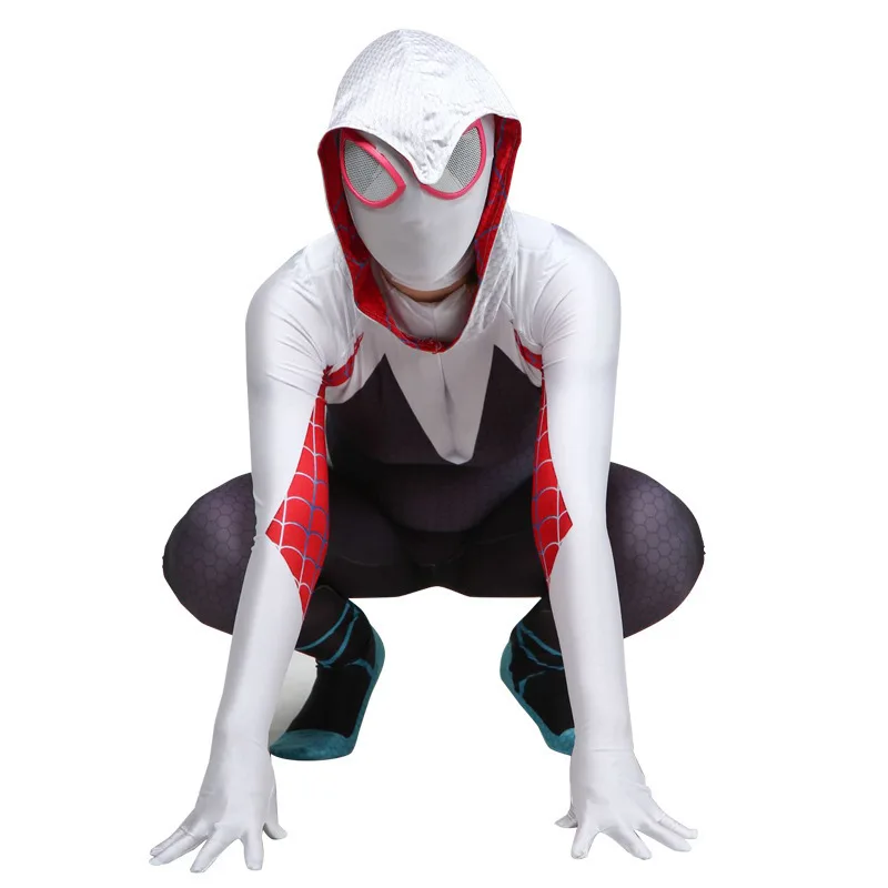 Человек-паук супергерой Гвен паук Веном Стейси карнавальный костюм спайдергвен
