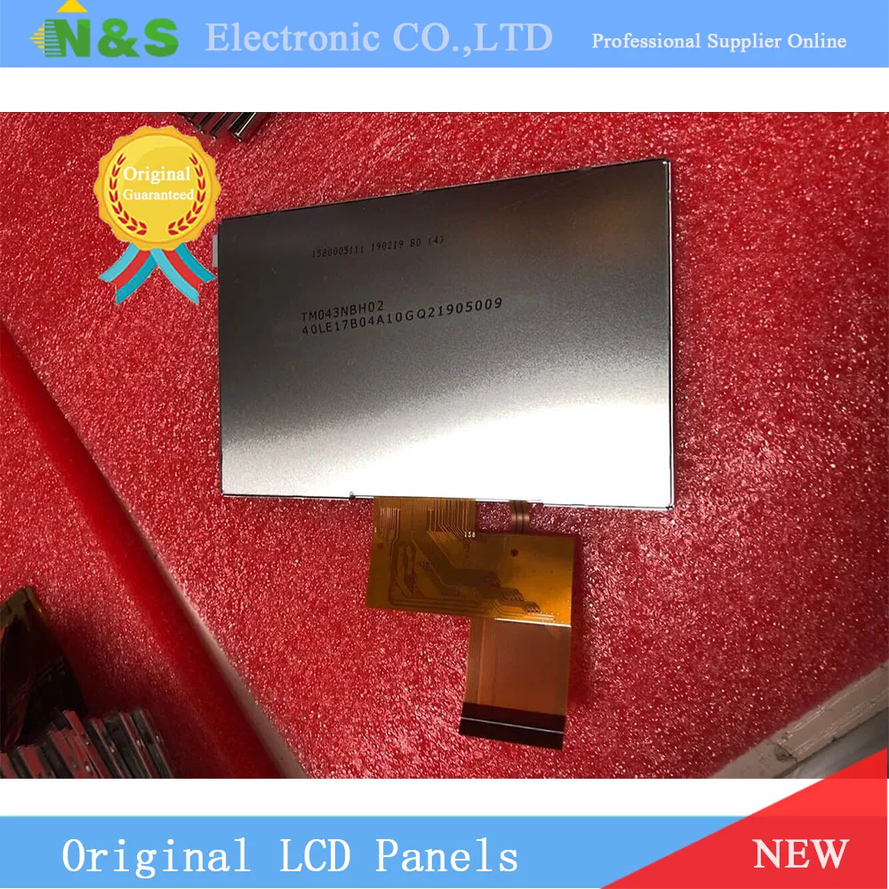 

LCD display TM043NBH02 4.3" size LCM composition 480*272 resolution 280 brightness
