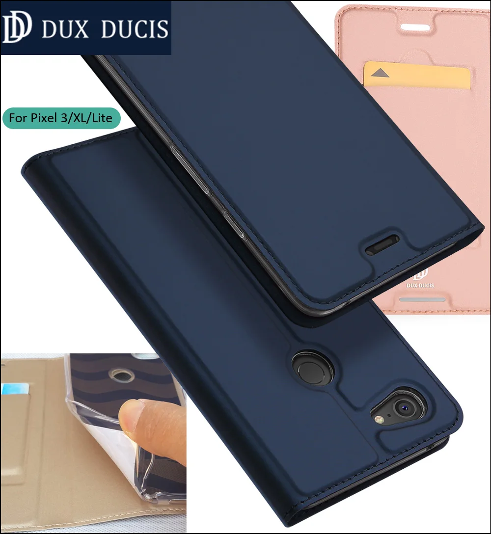 Оригинальный DUX DUCIS чехол для Google Pixel 3 XL Книга Флип кожаный бумажник Coque Обложка 3a
