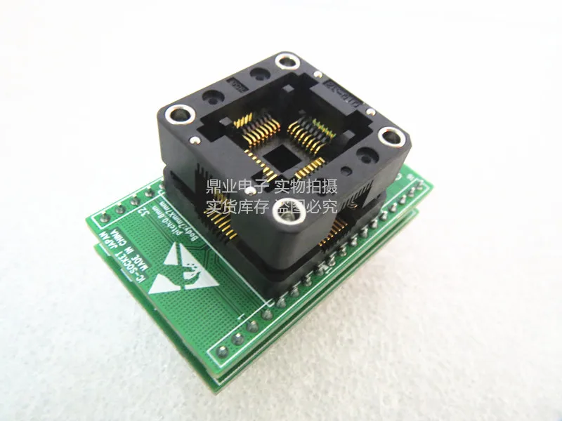 QFP32 lq32/DIP32 0 8 мм сгорающая розетка с позолоченным ИС испытательный стенд для