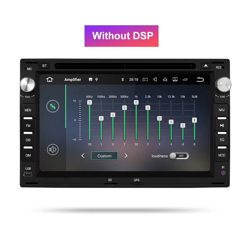Isudar 2 Din Android 9 автомобильный радиоприемник для VW/Volkswagen/GOLF/POLO/TRANSPORTER/Passat b5 автомобильный мультимедийный DVD видео плеер gps DVR FM - Цвет: Without DSP