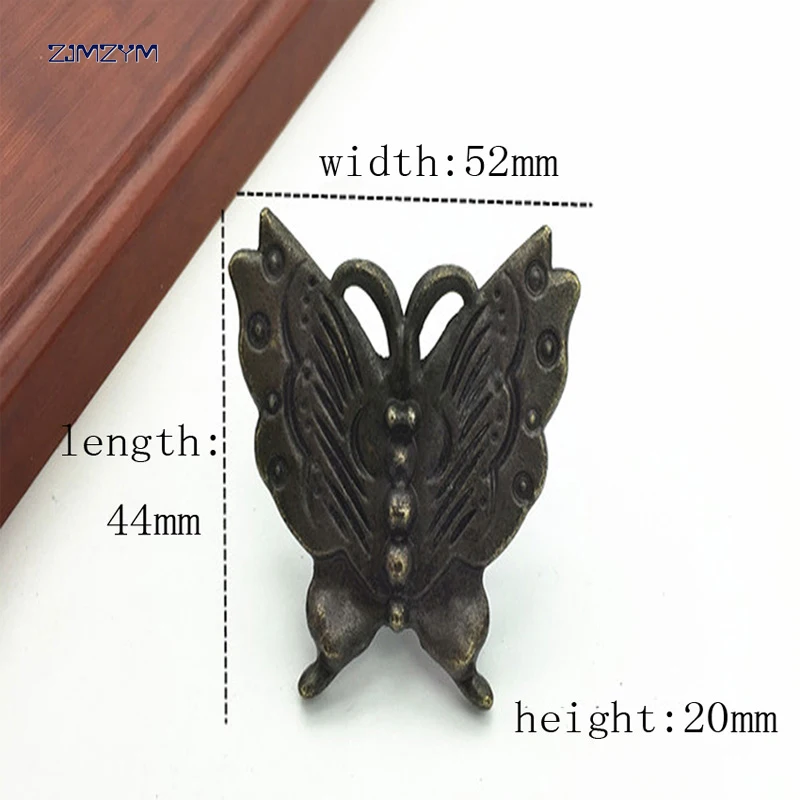 Ручки и ручки для мебели в винтажном стиле бронзового цвета с узором ящиков