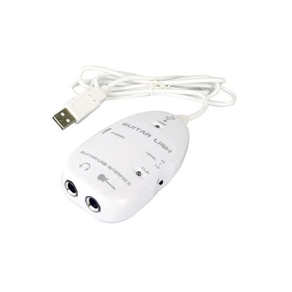 Электрический гитарный кабель аудио USB Интерфейс адаптер для MAC/PC Аксессуары
