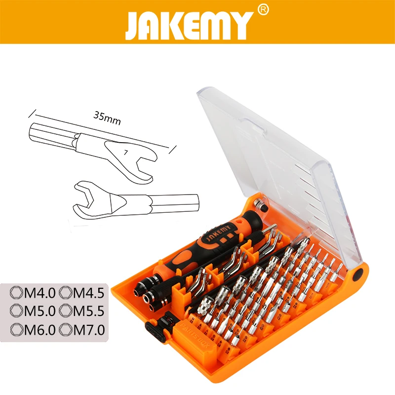 JAKEMY 52 в 1 Многофункциональный Набор отверток профессиональный ремонт набор