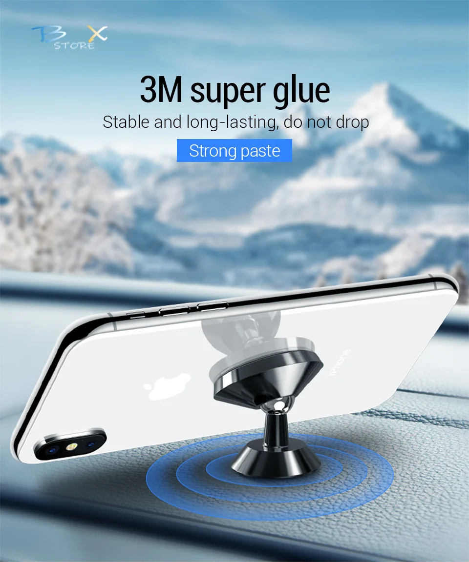 Автомобильный Универсальный держатель для мобильного телефона магнит