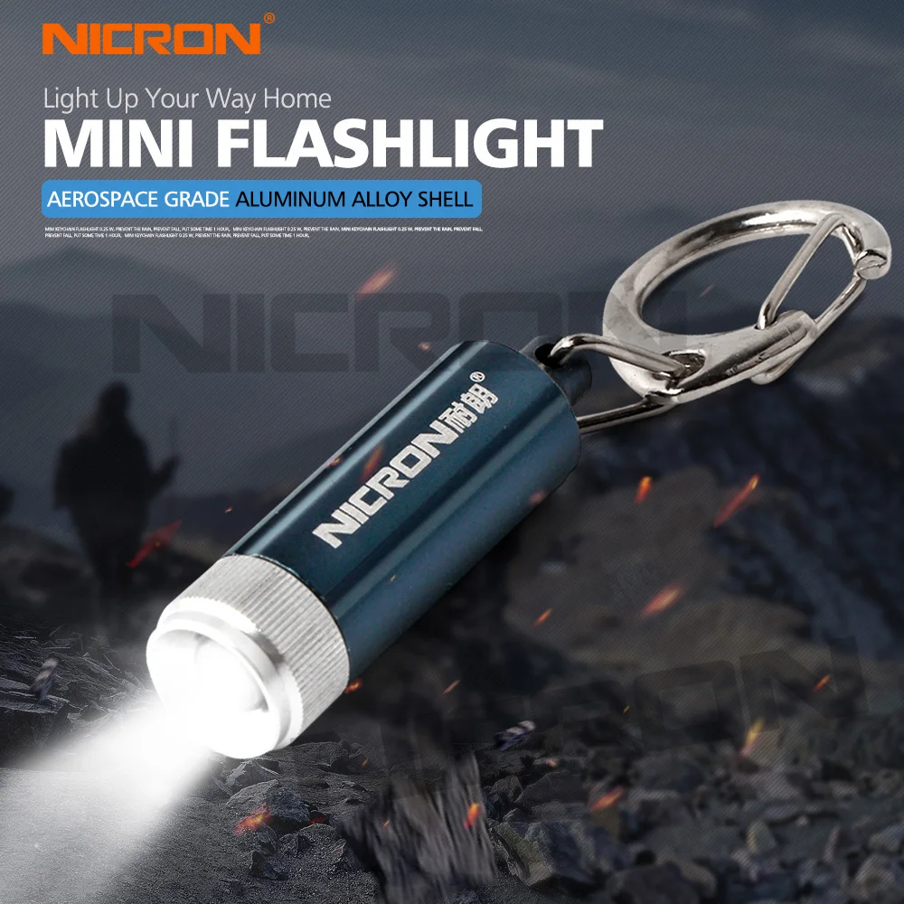 NICRON 0 25 W Горячая продажа Supoer мини фонарик выпуклая зеркало светодиодный микро