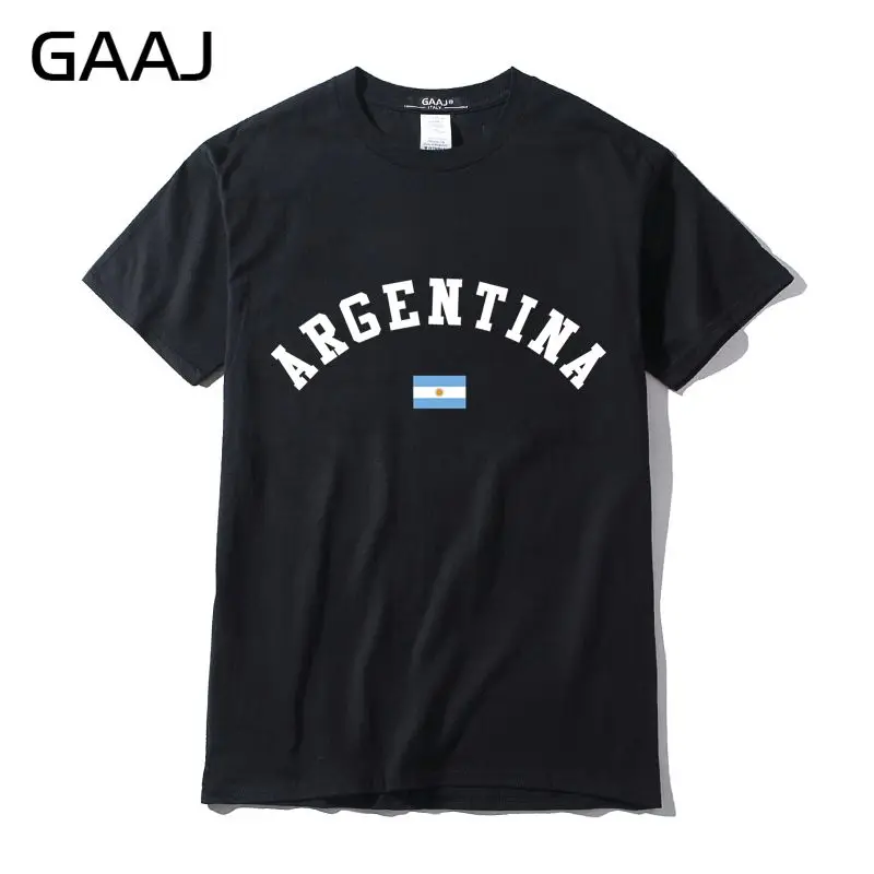 Аргентинского флага Мужская футболки Топы Высокое качество Южно американские